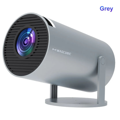 Projector Android 11 4K 1280*720P HY300 Dual Wifi 260ANSI 180°Flexible BT5.0 Cinema Outdoor Portable Projetor HY300 Pro.