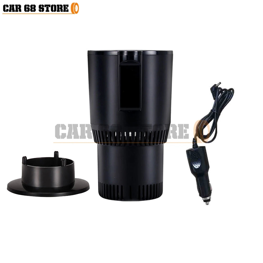 DC 12V Warmer Cooler Smart Car Cup Car Heating Cooling Cup 2-In-1 Car Office Cup Mug Holder Cooling Beverage Travel Drinks Cans.