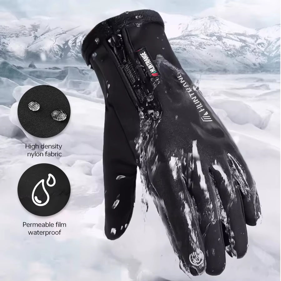 USB Heated Gloves Winter Waterproof Touch Screen Ski Gloves Rechargeable Heated Snowboard Motorcycle Bicycle Warm Gloves.