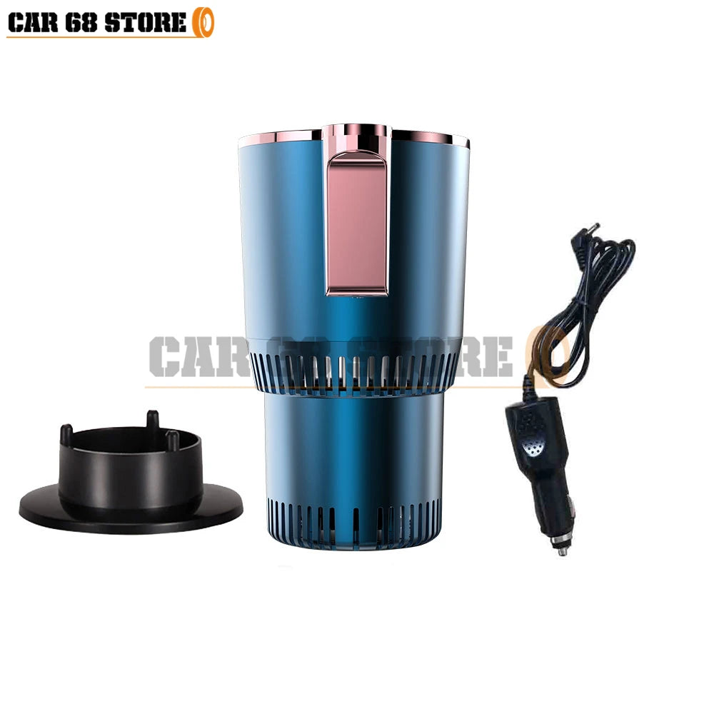 DC 12V Warmer Cooler Smart Car Cup Car Heating Cooling Cup 2-In-1 Car Office Cup Mug Holder Cooling Beverage Travel Drinks Cans.